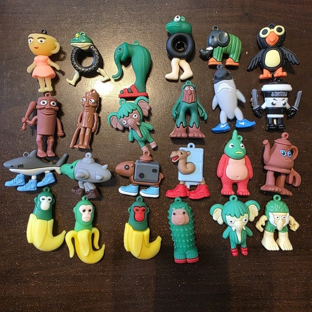 Brainrot Style Action Figure toy lot, 24 pcs Shantou,‎ Keychains